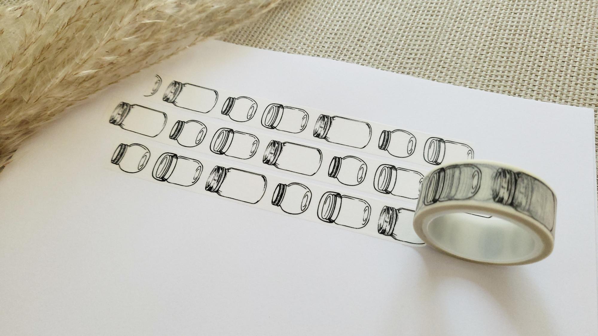 Washi Tape Einmachglas